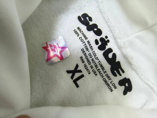 Rhinestone spider hoodie