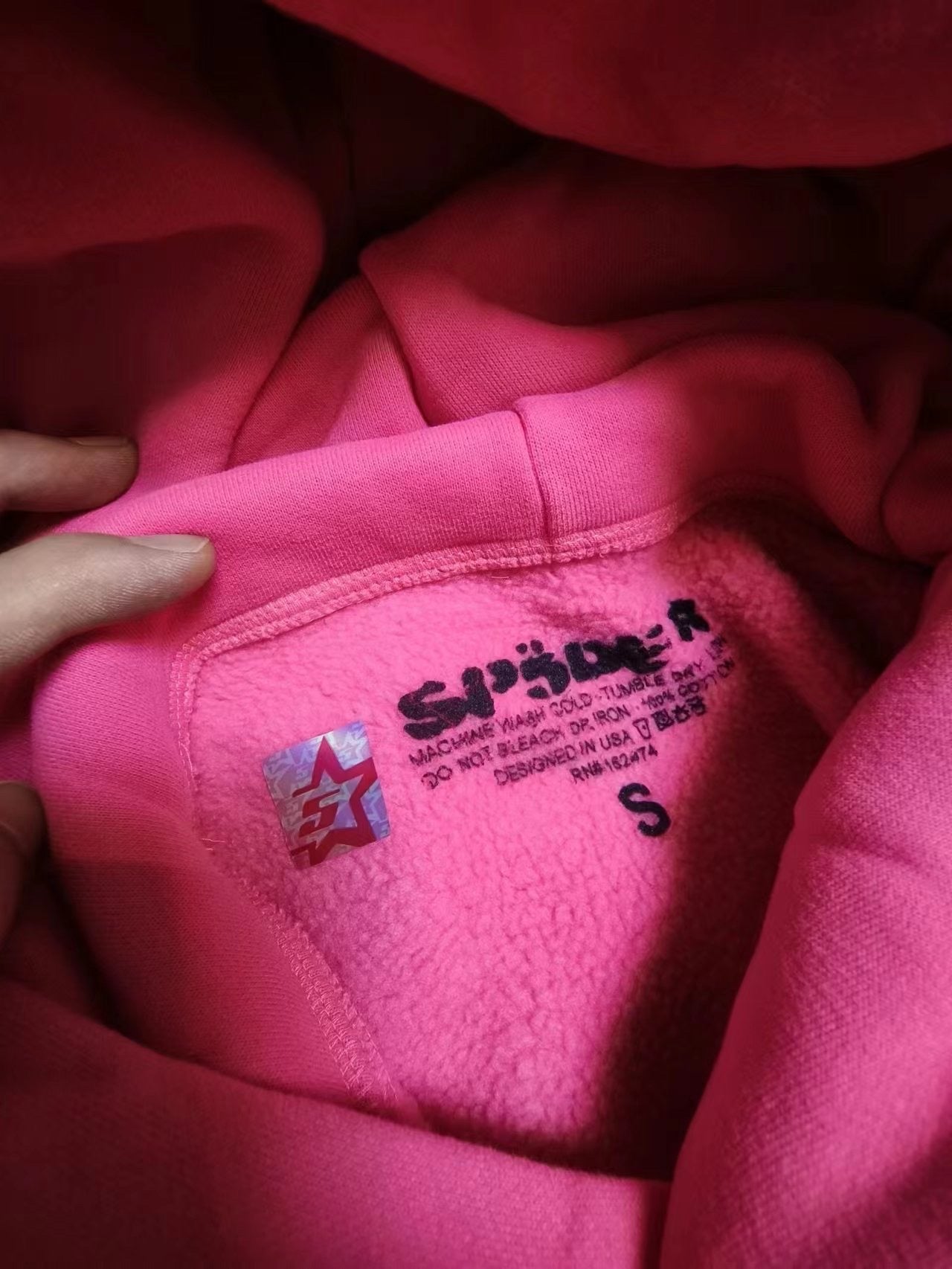 P⭐️nk pink spider hoodie