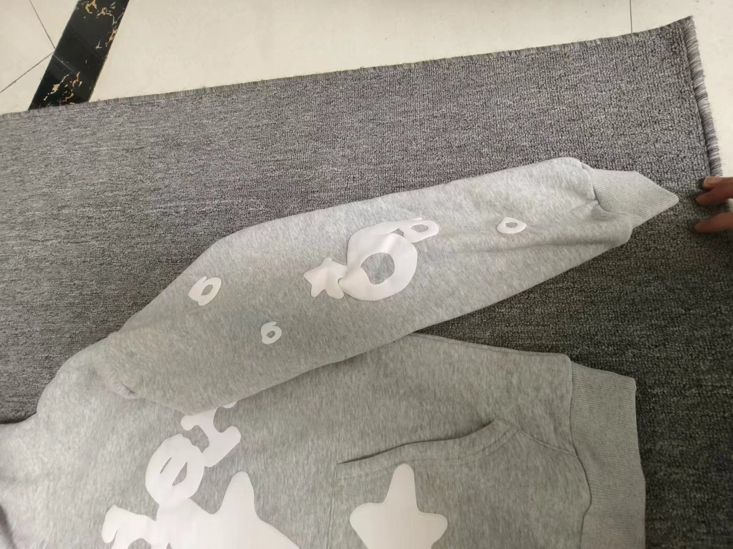 White beluga spider hoodie