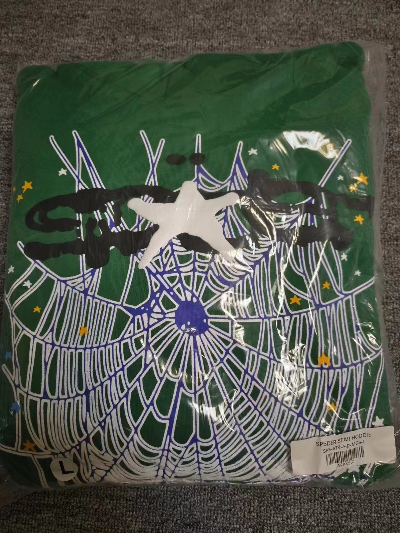 Green Sp5der hoodie