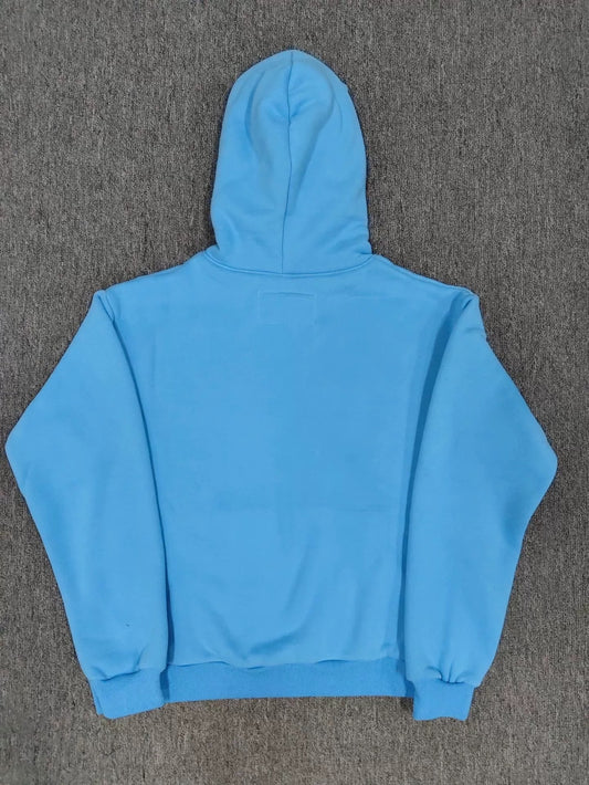 Light blue Sp5der hoodie v2