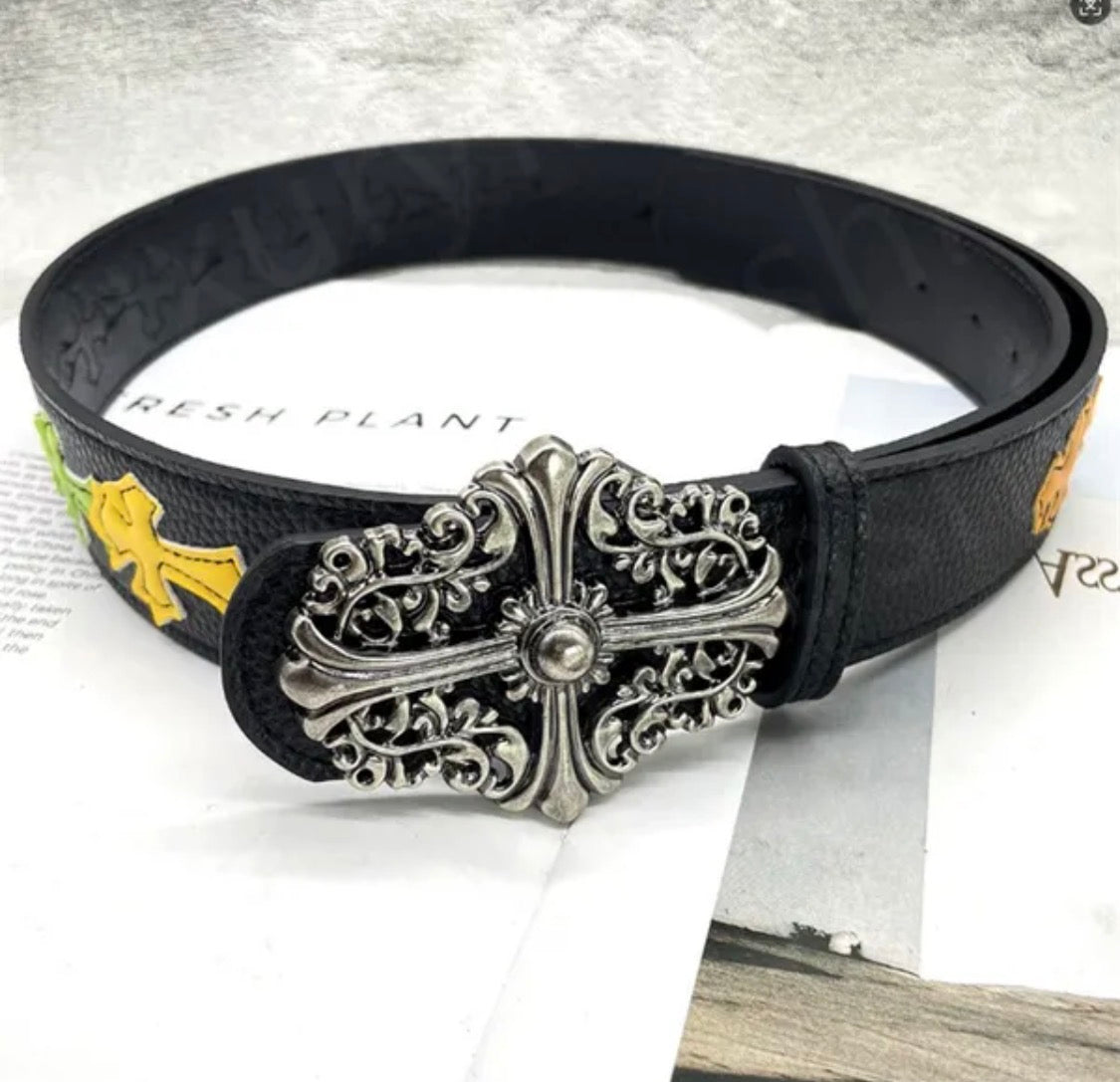 Chrome hearts belts