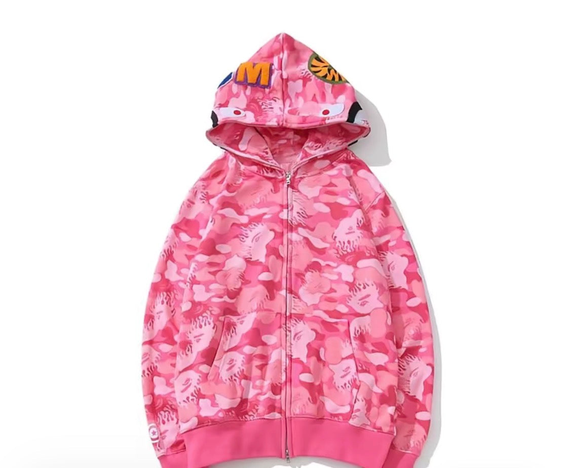Bape hoodies double hood